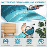 Flantree Sleeping Bag 4 Seasons Adults & Kids for Camping Hiking Trips Warm Cool Weather,Lightweight and Waterproof with Compression Bag,Indoors Outdoors Activities