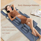 Portable Full Body Stretching Massage Mat with Airbags - 3D Lumbar Traction for Neck, Back, Waist & Hip Pain Relief, Foldable Home Relaxation Solution for Muscle Recovery