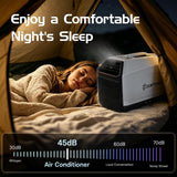 Countrymod Portable Air Conditioner Camping 5000BTU Fast Cooling Portable Ac Unit 110V AC Tent Air Conditioner with Remote Control Portable Ac for Camping, Tent, RV, Boat and Fishing