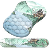 Laokiiy Ergonomic Mouse Pad Wrist Rest, 2 in 1 Keyboard Pad for Office