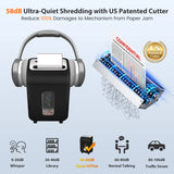 Paper Shredder for Home Office,VidaTeco 14-Sheet 60-Mins Micro Cut Shredder with US Patented Blade,Shred Card/CD/Clip/Staple,for Home Use Heavy Duty,AUTO Jam Proof,5.3-Gallon Pullout Bin(ETL) VidaTeco