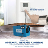 ALORAIR Commercial Dehumidifier 113 Pint, with drain Hose for Crawl Spaces, Basements, Industry Water Damage Unit, Compact, Portable, Auto Defrost, Memory Starting, 5 Years Warranty, Sentinel HD55