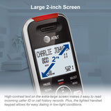 3-Handset Cordless Phone for Home with Answering Machine, Call Blocking, Caller ID Announcer, Audio Assist, Silver/Black AT&T