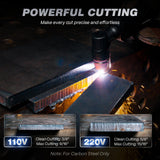 ARCCAPTAIN 60A Plasma Cutter Machine, Non-Touch Pilot Arc, 110V/220V