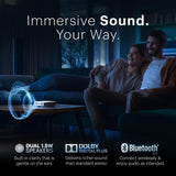 Kodak Luma 500 Mini Projector | 1080p Full HD Portable Outdoor Projector with Wi-Fi, Bluetooth, HDMI & USB | Google TV 11.0 OS, Netflix Certified, Chromecast Built-In, 150 Lumens, 150” Display