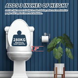 toilet seat risers for seniors, Slow Close, Elevated toilet seat CcBello