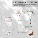Pet Memorial Gifts for Dogs Cats - Look for me in the Rainbows Crystal Suncatcher Pet Loss, Pet Sympathy, Rainbow Bridge Sympathy Gifts for Loss of Dog Cat, Thoughtful Dogs and Cats Remembrance