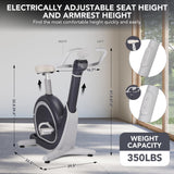 GarveeLife Exercise Bike, Programmable 36 Levels Magnetic Resistance Exercise Bike with 350 LBS Weight Capacity, Smart Indoor Cycling Bike