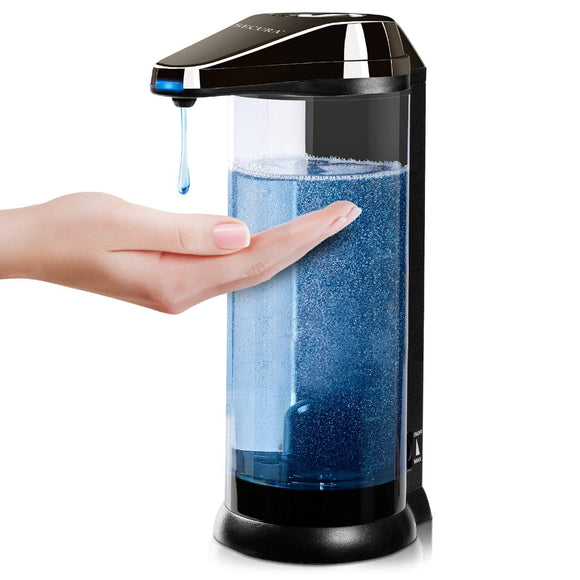 500ml Premium Touchless Battery Operated Electric Automatic Soap Dispenser w/Adjustable Secura