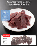 CROWNFUL Food Dehydrator Machine, 7 Stainless Steel Trays, Large Drying Space Dehydrated Dryer, Adjustable Timer and Temperature Control, Dryer for Jerky, Fruit, Meat, Herbs, 30+ Free Online Recipes