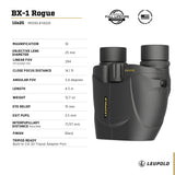Leupold BX-1 Rogue Binoculars, 10x25mm (59225) Leupold