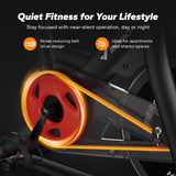 Merach Magnetic Exercise Bike for Home Gym, Low Noise