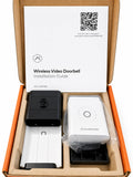 Alarm.com ADC-VDB780B Wireless Video Doorbell Camera, Battery Powered, 1080p HD, 2-Way Audio, Motion Detection, Night Vision, White/Black, Smart Chime Required
