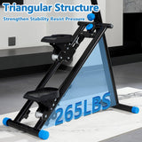 Stair Stepper for Home - Vertical Climber Workout Machine with Stable Frame, Adjustable Handlebar for Full-Body Exercise (Blue)