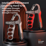 Hiyoga Grip Strength Trainer, Hand Grip Strengthener with Adjustable Resistance 11-220Lbs(5-100KG), Automatic Counter, Ergonomic Design, Forearm Strengthener for Musicians Athletes and Injury Recovery (Orange) Hiyoga
