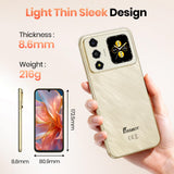 FOSSIBOT S7-32GB+256GB+2TB Unlocked Phones, 6.9" FHD+120Hz Dual-Screen