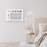 12,000 BTU Window-Wall Air Conditioner with 11,000 BTU Supplemental Heating and Dehumidification, 230V, Window Keystone