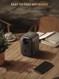 [Electric Focus] GROVIEW Mini Projector, Fully Sealed Portable Projector with Bluetooth, 75% Zoom & Low Noise Groview