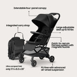 Mompush Velo Compact Travel Stroller One Second Fold