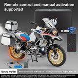 Zerbrikdxy RC Motorcycle Model for Adult, 1/6 Scale R1250GS Dynamic Motorbike Display with Ignition Sound, LED Lights & Spray Effect, Mechanical Model for Collectors Enthusiasts (White)