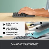 Logitech Ergo K860 Wireless Ergonomic Keyboard with Wrist Rest and MX Vertical Wireless Mouse
