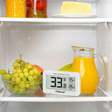 Geevon 2 Pack Refrigerator Thermometer Digital Fridge Thermometer IP65 Waterproof with Large LCD Display,Max/Min Record Function