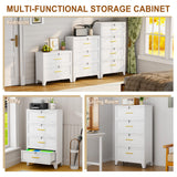 4 Drawer Steel Wide Filing Organization Storage Cabinets for Legal/Letter/A4/F4 Size with Hanging Files&Key