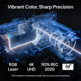 Valerion StreamMaster Plus2 4K Laser Projector - 300" IMAX Enhanced Home Theater, 4ms |240Hz Response, Gaming Projector with 3D & Dolby Vision, HDR10, GTV, Smart Home & AI Assistant