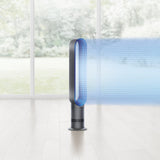 Dyson Cool AM07 Air Multiplier Bladeless Tower Fan, 70° oscillation, 10 levels (Iron/Blue)