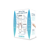 Conair All-In-1 Body and Facial Hair Removal for Women, Cordless Electric Trimmer & Shaver, Perfect for Face, Ear/Nose, Eyebrows, Legs, and Bikini Lines