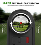 Golf Rangefinder with Slope, 30,000 Uses on a Single Charge, 0.28S Fast Flag Locking Vibration, USB-C Rechargeable