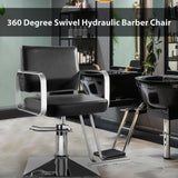 Hair Salon Chair 360 Degree Rotating Barber Chair, Spa WINEDYOUNG