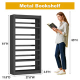 Modern Book Shelf for Living Room, Office, Easy Tool-Free Assembly