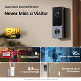 aosu 5MP Ultra HD Wireless & Wired Video Doorbell Camera