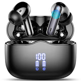 Wireless Earbuds, Bluetooth 5.3 Headphones in Ear with 4 ENC Noise Cancelling Mic, HiFi Stereo Deep Bass Wireless Earphones xinwld