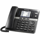 Corded Base Station with 4-Lines Expandable with Up to 10 Compatible Panasonic Business Phones Wirelessly - KX-TGW420B (Black) Panasonic