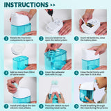 Nasal Rinse Machine, Nasal Cleaner with Auto Waste Collection Function for Sinus ronfnea