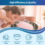 1000W Commercial Cotton Candy Machine, Candy Floss Maker with 500mm Stainless Steel Bowl, Sugar Scoop, Storage Drawer, Marshmallow Maker for Kids Birthday, Family Party, Festival Celebration