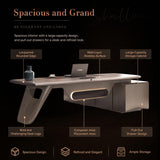 X-Comfot Executive Desk with Bridge-Style Leg for Office (78.74IN)
