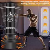 Freestanding Punching Bag for Adults, 70'' Boxing Bag with Stand Kicking Bag Heavy Bag with Boxing Gloves and Electric Air Pump, Women Men Kickboxing Bags for Beginners Training MMA Muay Thai Fitness JUOIFIP