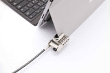Tablet Kickstand Lock – CTA Kickstand Security Grip Cable for Surface Pro and Other Laptop/Tablet Hybrids – with Programmable Combination Lock Head and Reinforced Aluminum Slots (LT-KSGC)