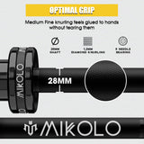 Mikolo 7ft Olympic Barbell, Barbell for Weightlifting and Powerlifting 45lb, Olympic Bar for 1500lbs Capacity, Weight Bar Fit 2” Standard Weights (combo 5)
