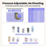 Fully Auto Tumbler Heat Press Machine, Auto Rotate Tumbler Press, Pressure Setting Mug Heat Press for Seamless Print EENOUR