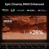 Valerion StreamMaster Plus2 Triple Laser Projector 4K, 2X Faster Performance, 4ms Lag-Free Gaming, IMAX, Google TV, HDR10+, AI-Enhanced