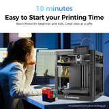 Adventurer 5M 3D Printer, 600mm/s Max High-Speed FDM 3D Printers with Auto Leveling,