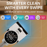 S7 Cordless Vacuum Cleaners for Home, Long Run Time Wet Dry Vacuum Cleaner with LED Screen - Dual Rollers 16KPa, 250W Powerful Suction, Auto Self-Cleaning Rechargeable Vacuum Cleaner for Carpet