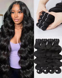 Lucklady 16A Raw Bundles Human Hair Body Wave, 4 Bundles 22 24 26 28 Inch