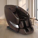 Titan Axiom LE l Dual Massage Mechanism l Shiatsu Massage l Full Body Massage Chair l Intelligent Voice Control l 45°C Heating Therapy l Zero Gravity Reclining l for Home and Office Use (Brown)
