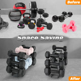 Dumbbell Rack Stand Only - Iron Weight Stand Holder Storage for Dumbbells - Small Weight Rack for Home Gym dumbbell CIXIZUIJIA