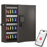 WeHere 120 Key Lock Box Wall Mount,Smart Key Cabinet with Keypad for Office